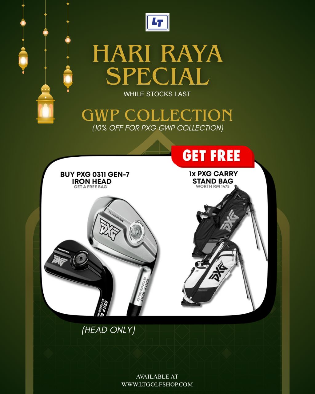 PXG 0311GEN7 XP GW ヘッド単品 PXG 0311 GWP COLLECTION (HEAD ONLY) – LT Golf Shop