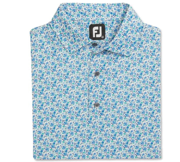 Daisy Shirt Footjoy Daisy FOOTJOY ALL OVER FLORAL PRINT MEN'S