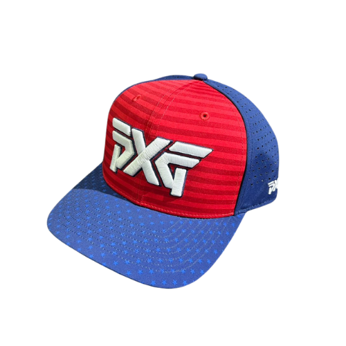 PXG 24 STARS & STRIPES 6 PANEL ADJUSTABLE CURVED BILL CAP