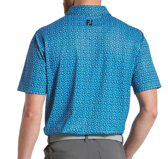 FOOTJOY GEOMETRY PRINT STRETCH MEN'S SHIRT 24