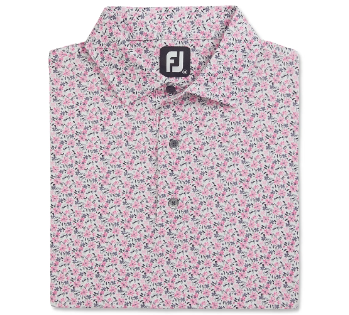 FOOTJOY ALL OVER FLORAL PRINT MEN'S SHIRT 24