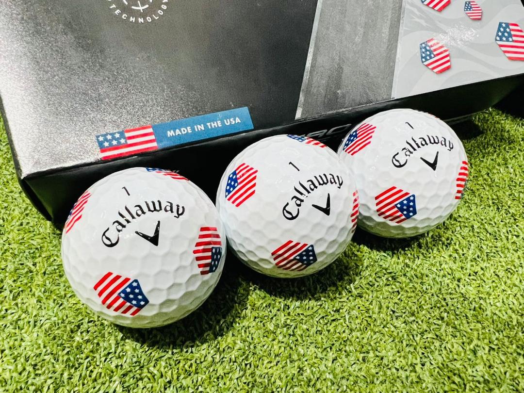 CALLAWAY CHROME SOFT X USA TRUTRACK GOLF BALL