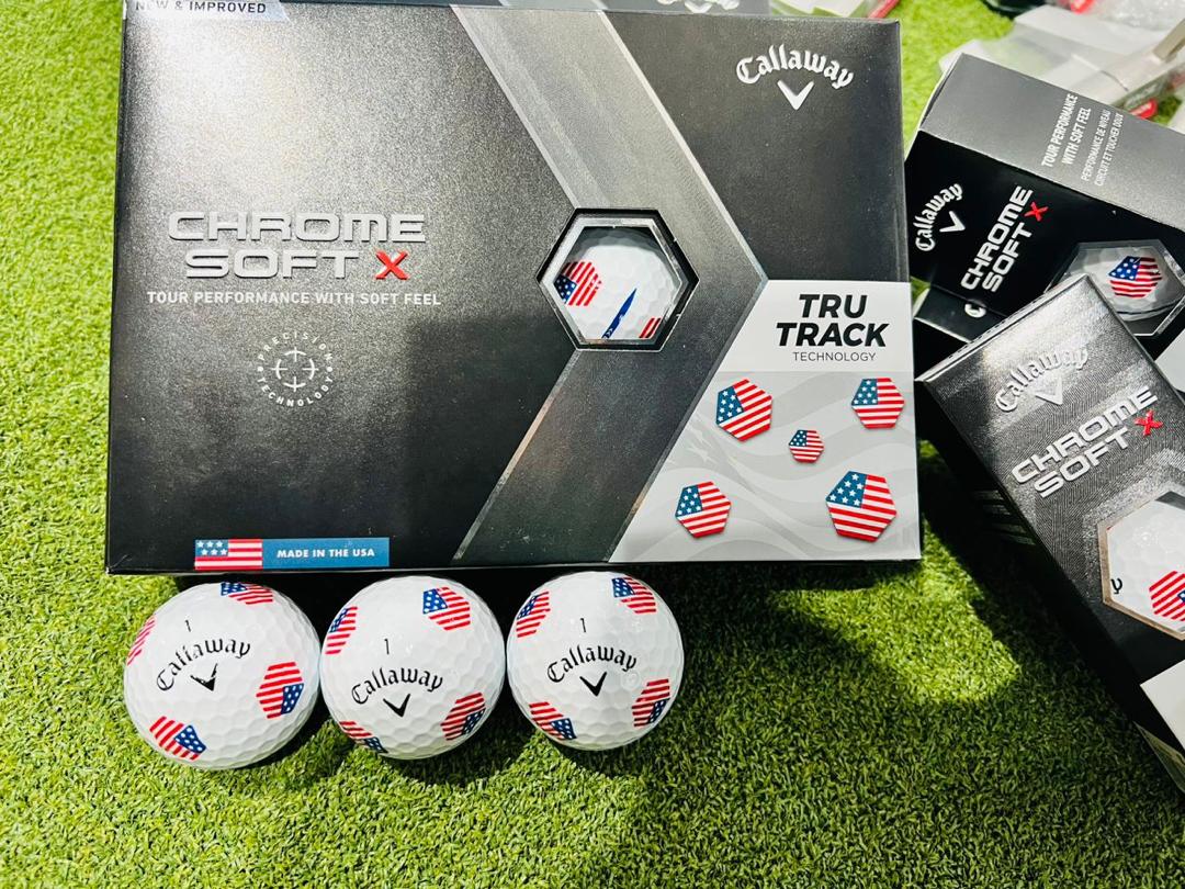 CALLAWAY CHROME SOFT X USA TRUTRACK GOLF BALL