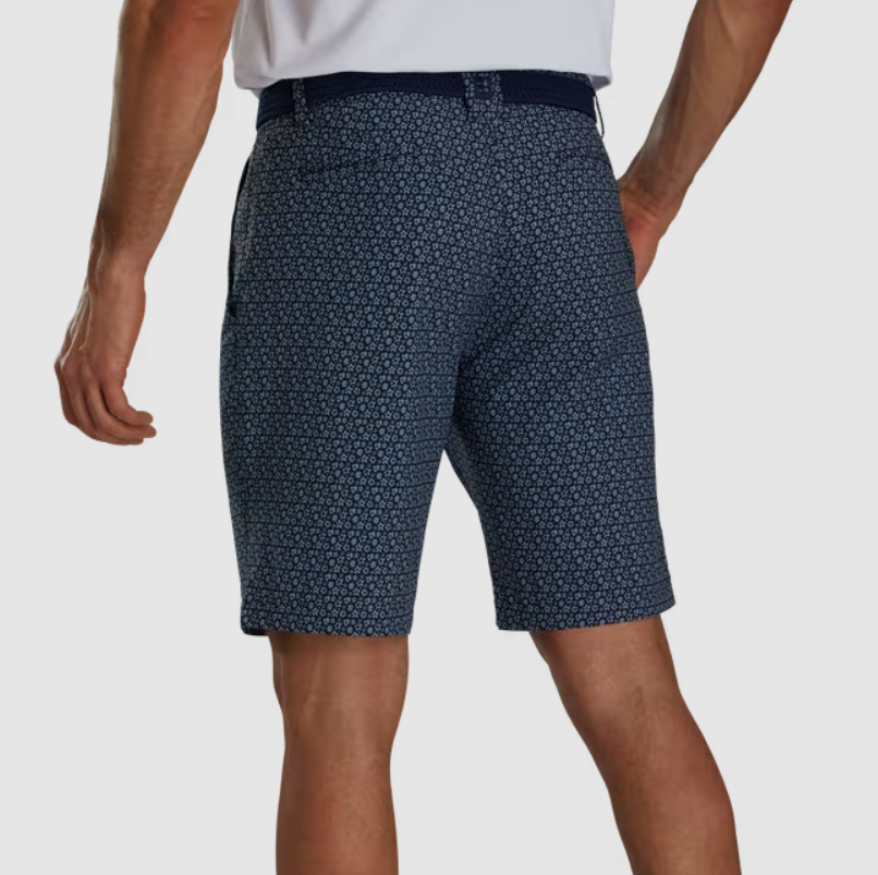 FOOTJOY MICRO-FLORAL PRINT LIGHTWEIGHT 9'' INSEAM SHORTS