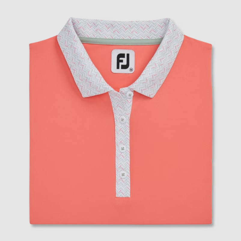 FOOTJOY PRINT TRIM WOMEN'S SHIRT