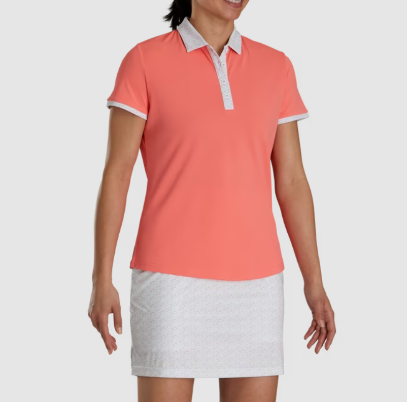 FOOTJOY PRINT TRIM WOMEN'S SHIRT