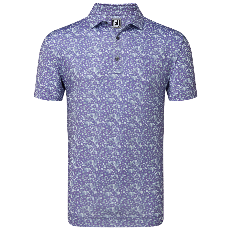 FOOTJOY PRIMROSE PRINT SELF COLLAR MEN'S SHIRT 24