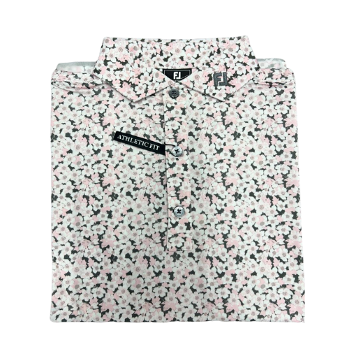 FOOTJOY PRIMROSE PRINT SELF COLLAR MEN'S SHIRT 24