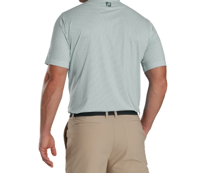 FOOTJOY SCALLOP SHELL SELF COLLAR MEN'S SHIRT 24