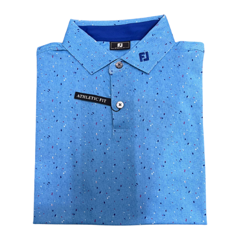 FOOTJOY TWEED TEXTURE STRETCH SELF COLLAR MEN'S SHIRT 24