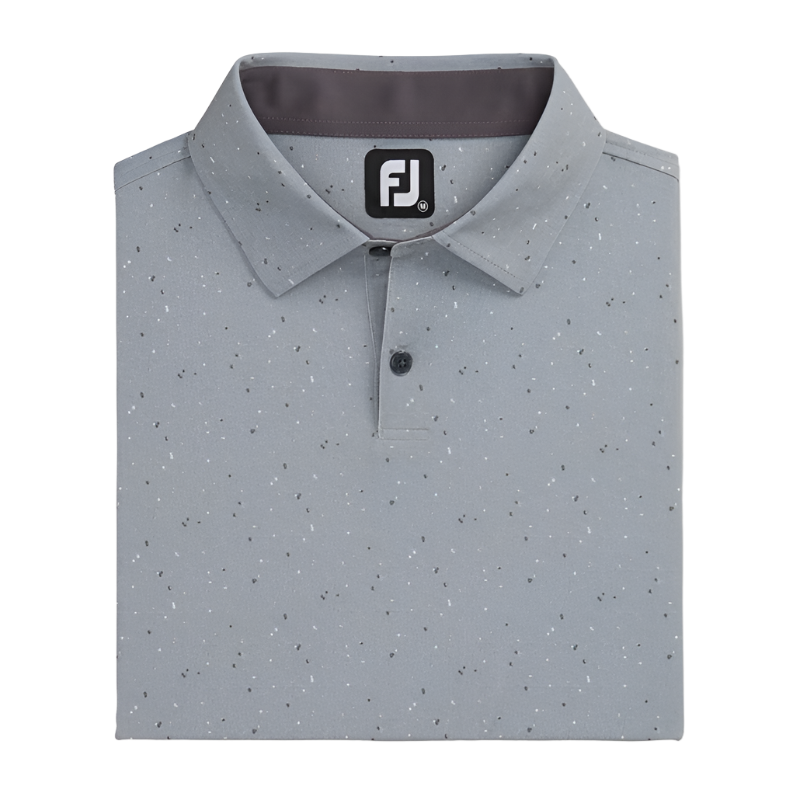 FOOTJOY TWEED TEXTURE STRETCH SELF COLLAR MEN'S SHIRT 24