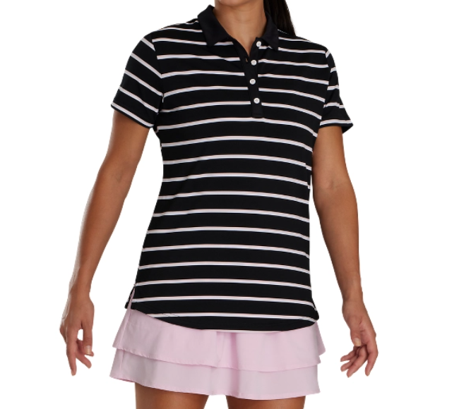 FOOTJOY SHORT SLEEVE STRIPE WOMEN'S SHIRT 24