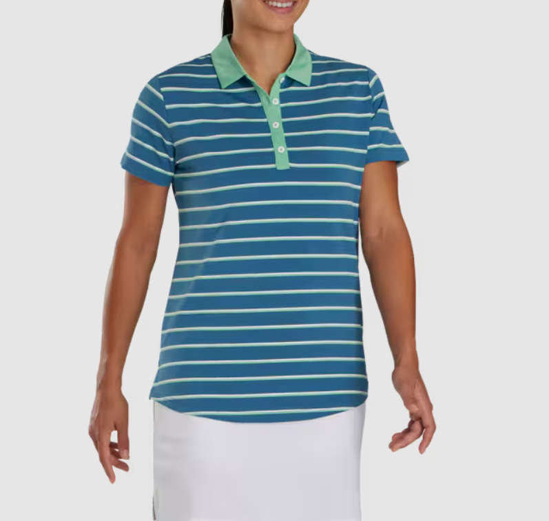 FOOTJOY SHORT SLEEVE STRIPE WOMEN'S SHIRT 24