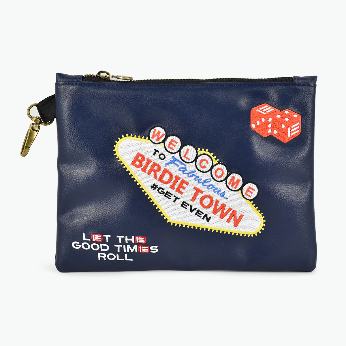 EVNROLL BIRDIE TOWN ZIP TOTE BAG