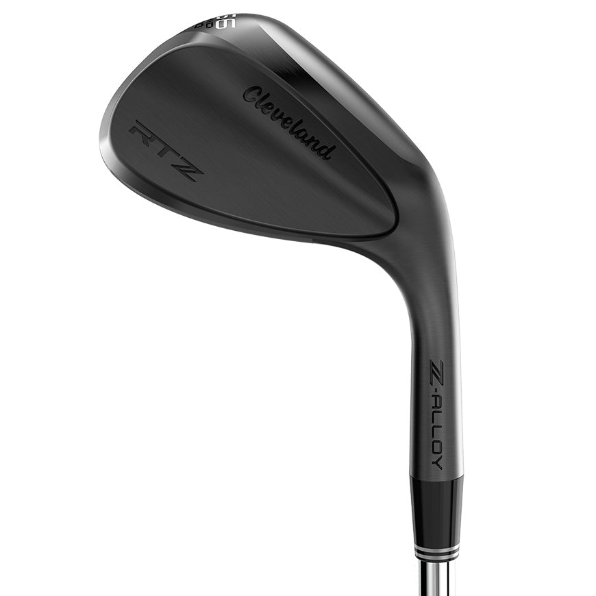 CLEVELAND RTZ BLACK SATIN WEDGE 25