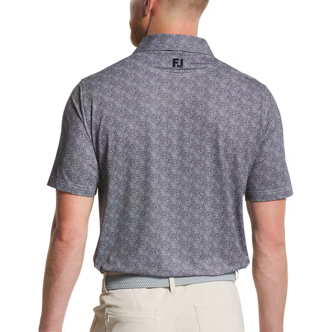FOOTJOY SPECKLE PRINT LISLE POLO