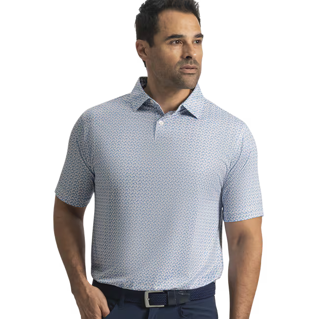 FOOTJOY FLORAL MARK LISLE POLO