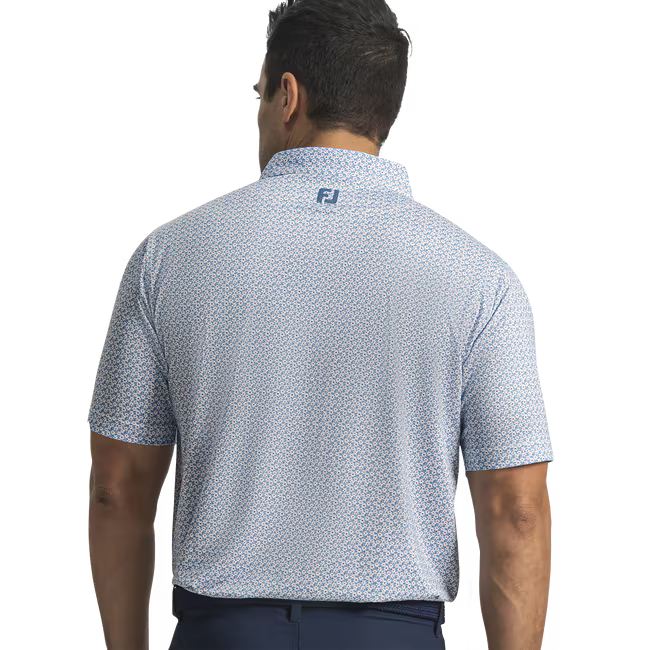 FOOTJOY FLORAL MARK LISLE POLO