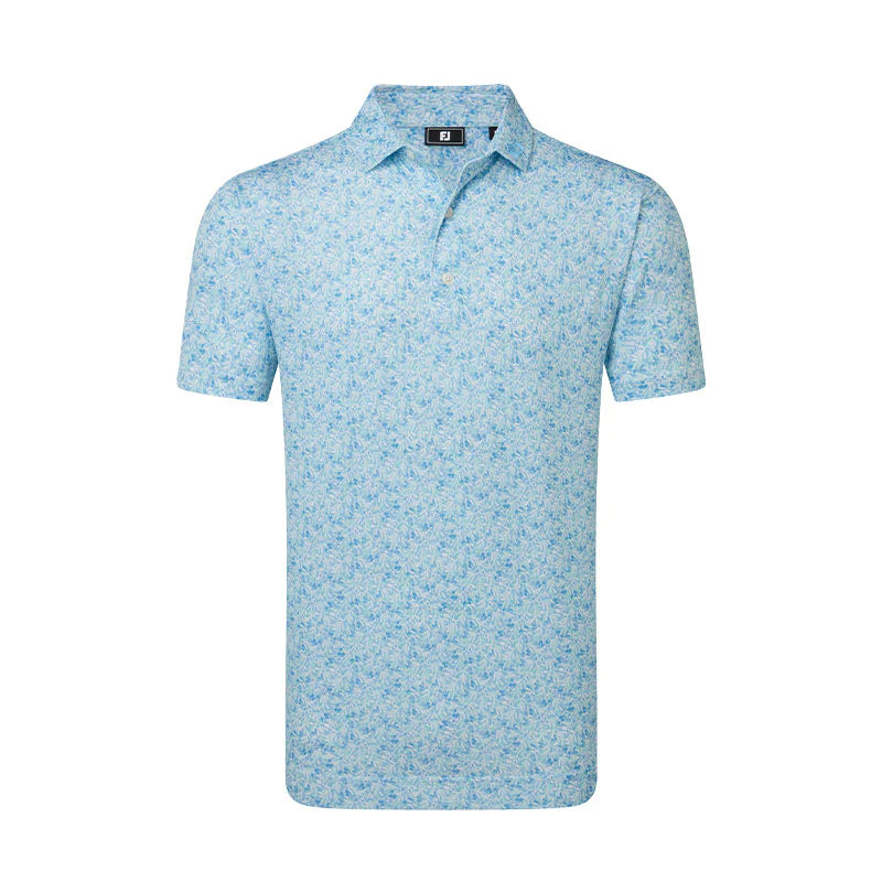 FOOTJOY GS MEADOW PRINT LISLE POLO