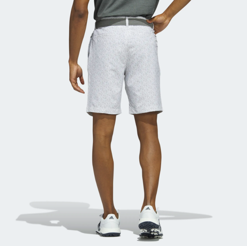 ADIDAS ULTIMATE365 NINE-INCH PRINTED GOLF SHORTS