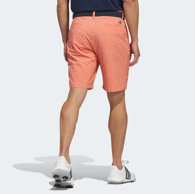 ADIDAS ULTIMATE365 NINE-INCH PRINTED GOLF SHORTS