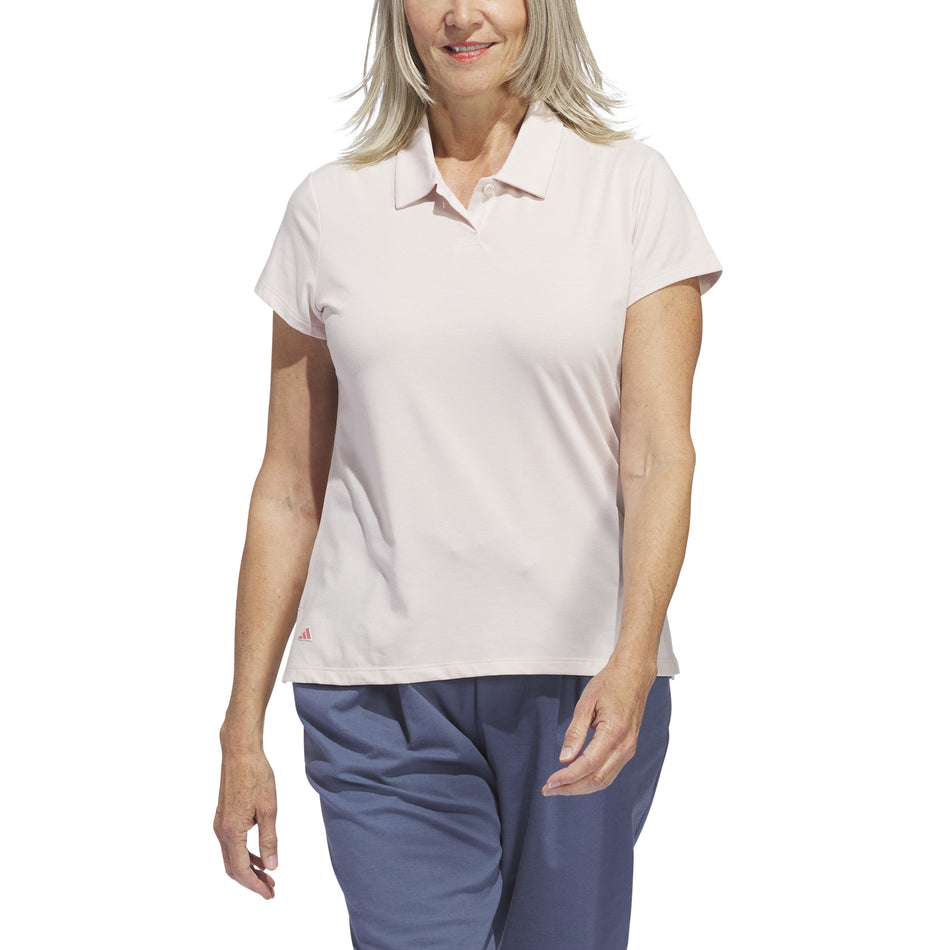 ADIDAS 24 GO-TO HEATHERED WOMEN'S POLO SHIRT