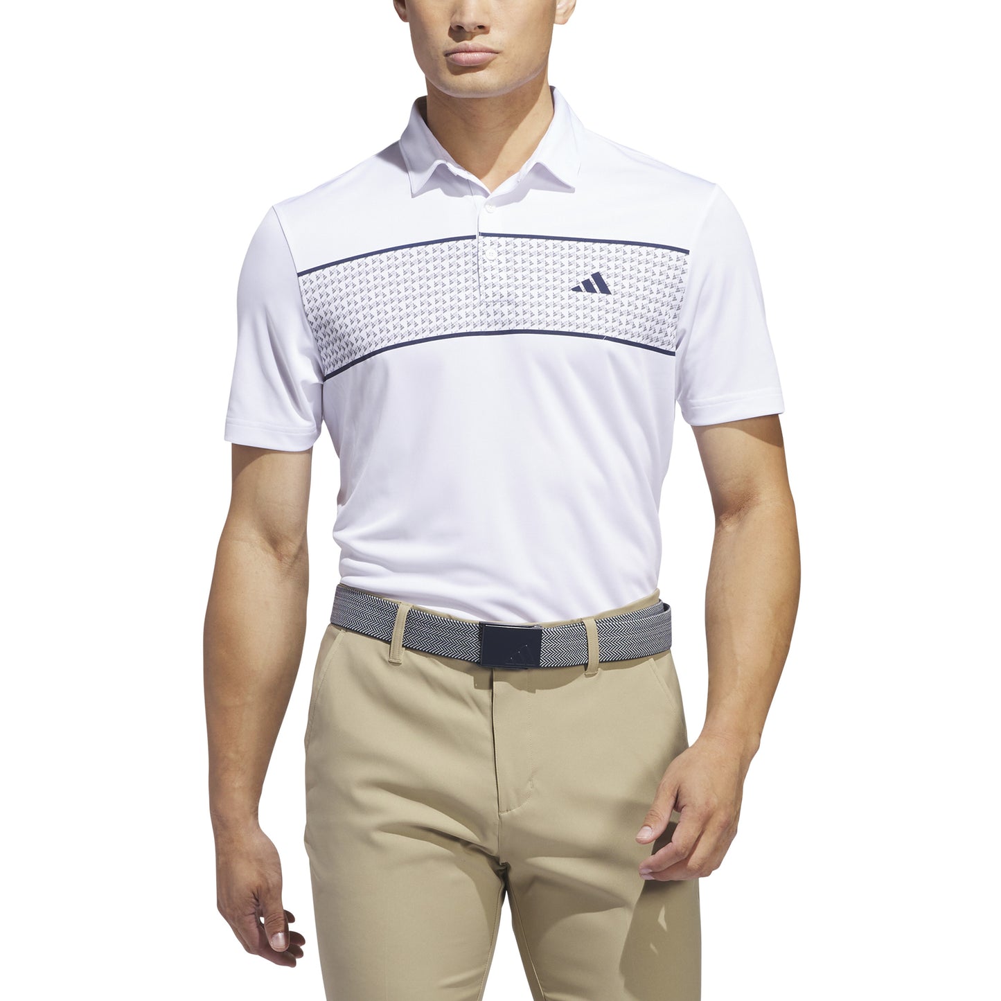 ADIDAS 24 CHEST STRIPE POLO SHIRT