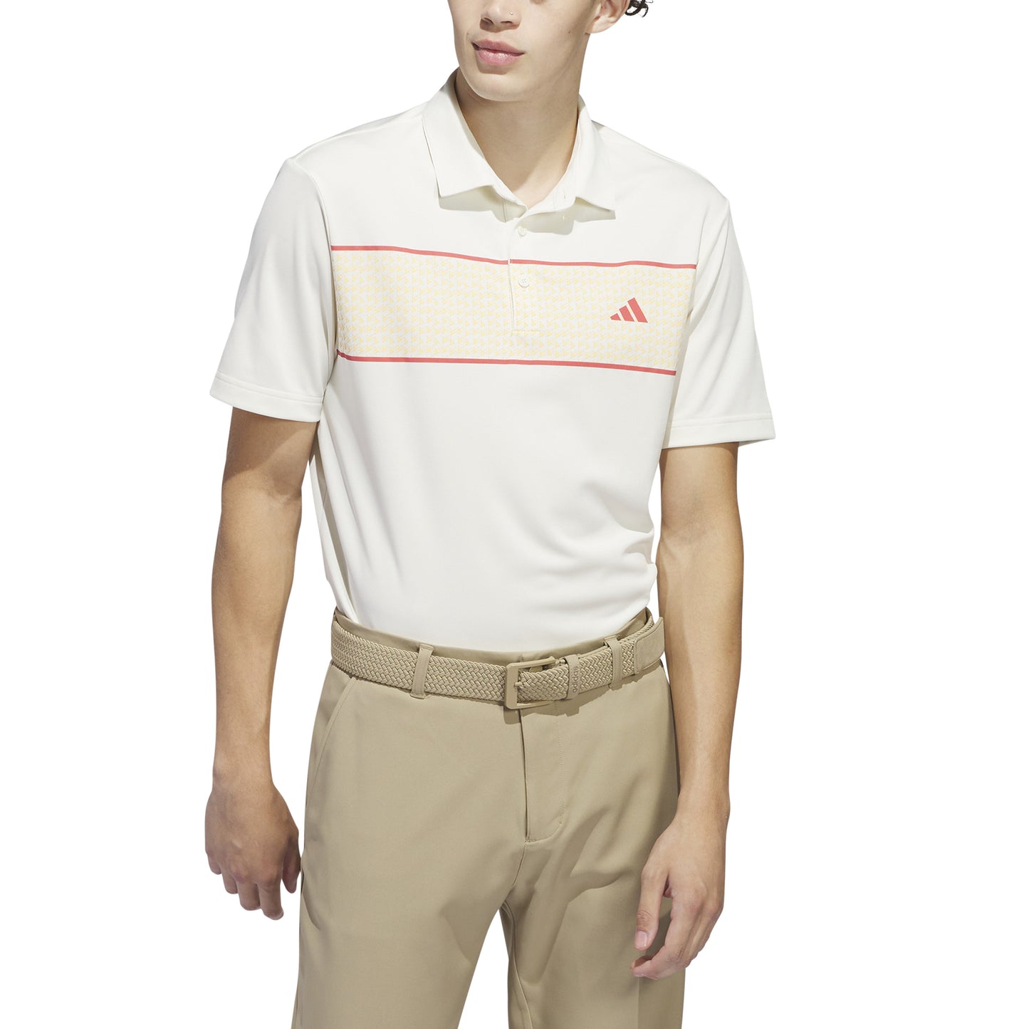 ADIDAS 24 CHEST STRIPE POLO SHIRT