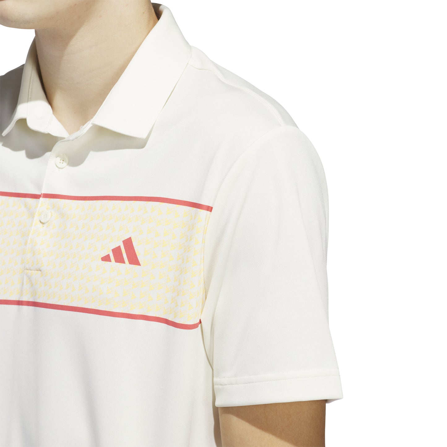 ADIDAS 24 CHEST STRIPE POLO SHIRT