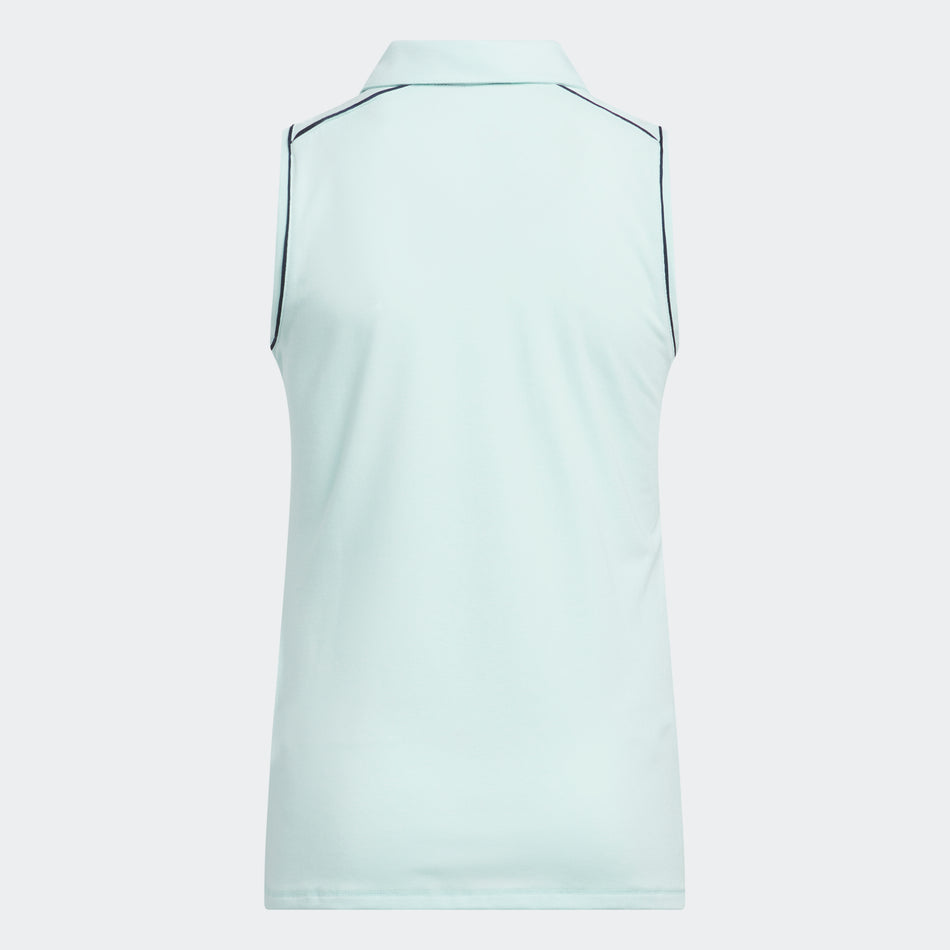 ADIDAS 25 GIRLS PERFORMANCE SLEEVELESS POLO SHIRT