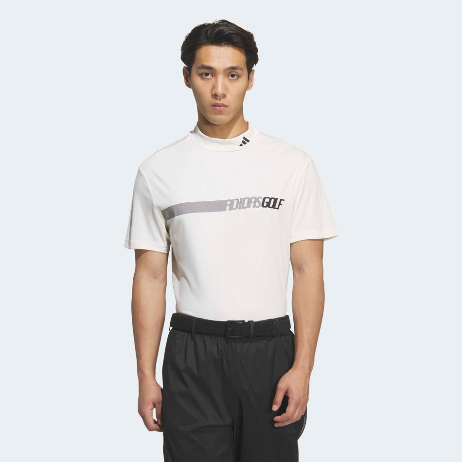 ADIDAS 26 MOCK NECK SHORT SLEEVE POLO SHIRT