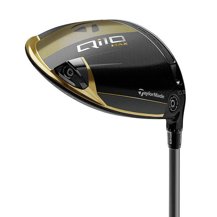 TAYLORMADE QI10 MAX DESIGNER SERIES BLK/GOLD DRIVER
