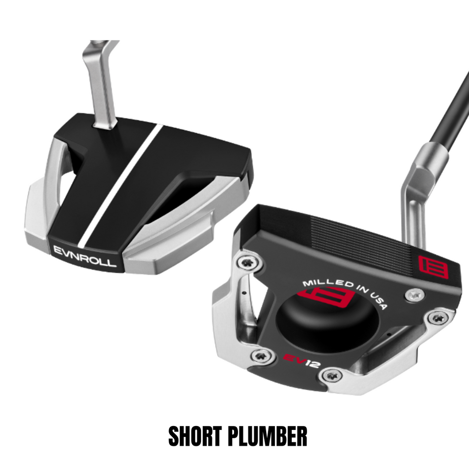 EVNROLL EV12 BLACK MALLET PUTTER (TOURTAC GRIP)