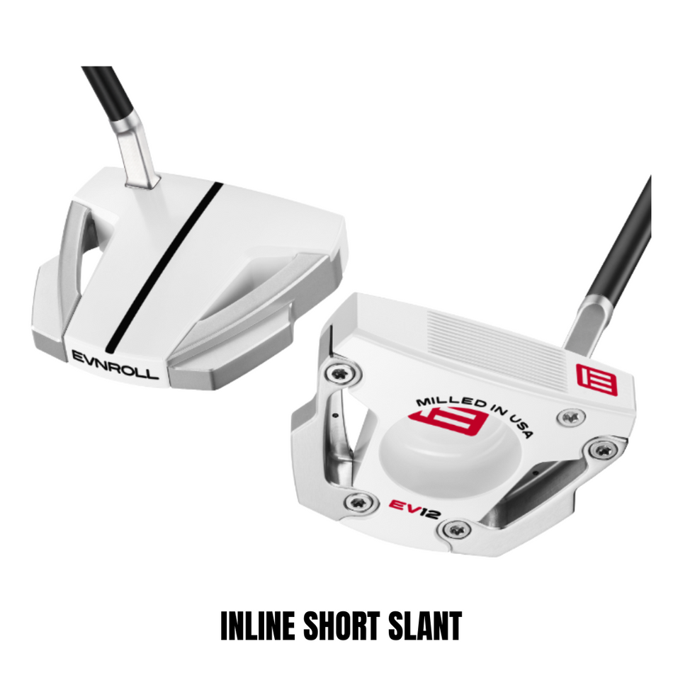 EVNROLL EV12 WHITE MALLET PUTTER (TOURTAC GRIP)