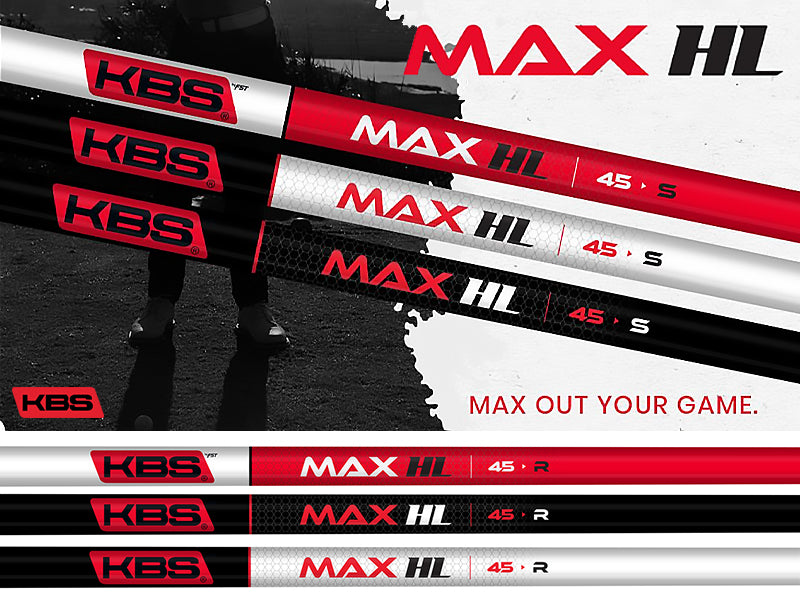 KBS MAX HL GRAPHITE RED WOOD SHAFT