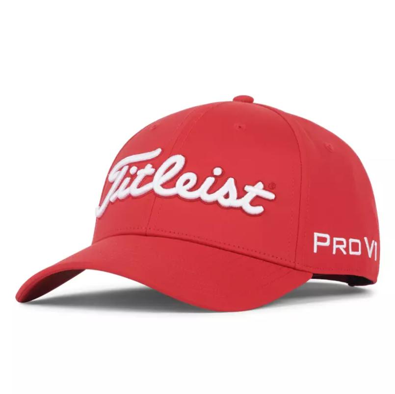 Red white and blue online titleist hat
