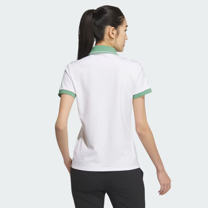 ADIDAS 24 3-STRIPES HEAT.RDY SHORT SLEEVE WOMEN'S POLO SHIRT