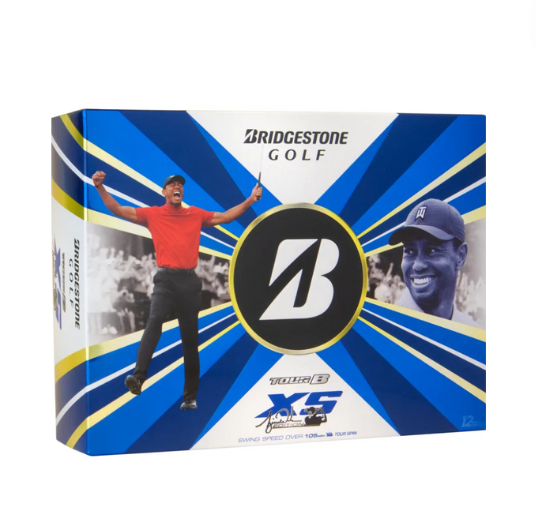 BRIDGESTONE TOUR B XS TIGER WOODS EDITION GOLF BALL