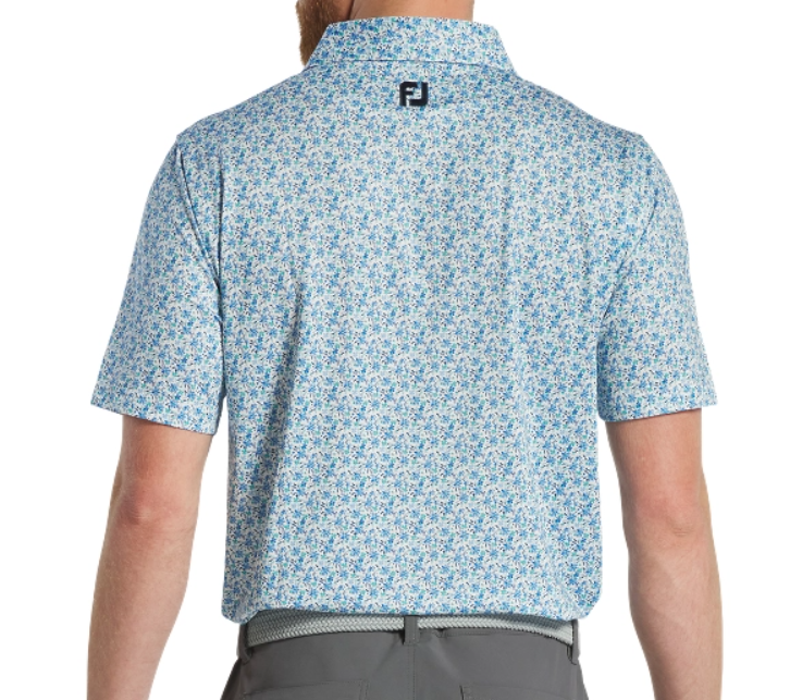 FOOTJOY ALL OVER FLORAL PRINT MEN'S SHIRT 24