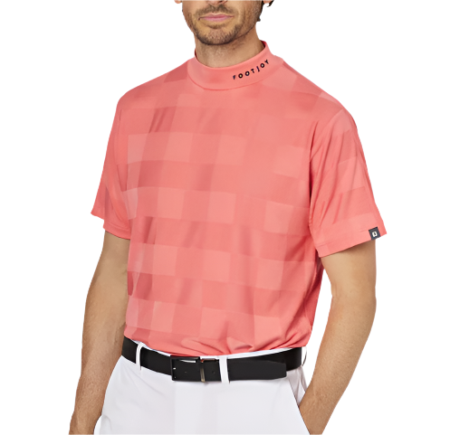 FOOTJOY JACQUARD MOCK MEN'S SHIRT 25