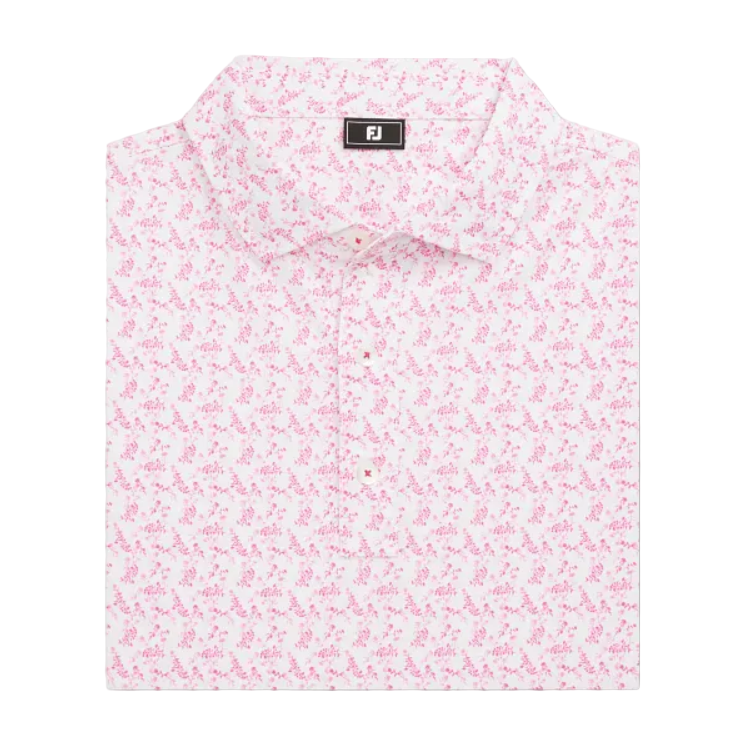 FOOTJOY VINTAGE FLORAL LISLE MEN'S SHIRTS 25