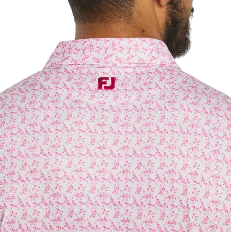 FOOTJOY VINTAGE FLORAL LISLE MEN'S SHIRTS 25