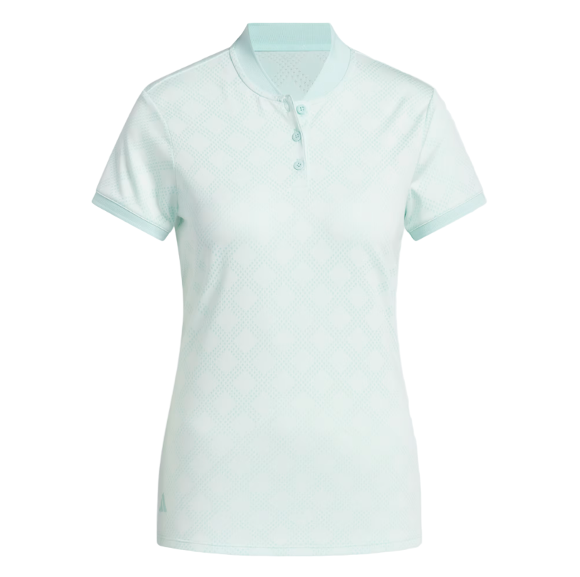 ADIDAS 25 ULTIMATE365 JACQUARD SHORT SLEEVE POLO WOMEN'S SHIRTS