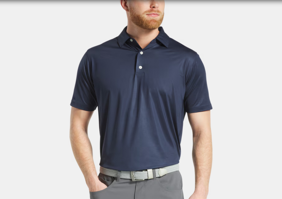 FOOTJOY 26 EF TONAL PRINT LISLE POLO