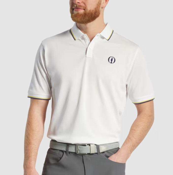 FOOTJOY 152nd OPEN CHAMPIONSHIP SOLID WITH TRIM PIQUE MEN'S SHIRT