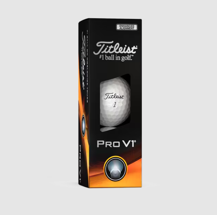 TITLEIST PRO V1 ENHANCED ALIGNMENT GOLF BALL