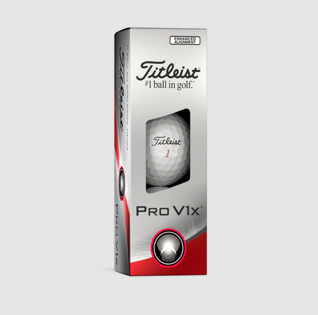 TITLEIST PRO V1x ENHANCED ALIGNMENT GOLF BALL