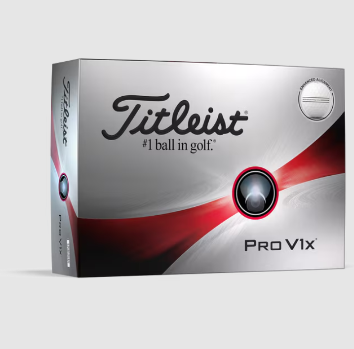 TITLEIST PRO V1x ENHANCED ALIGNMENT GOLF BALL