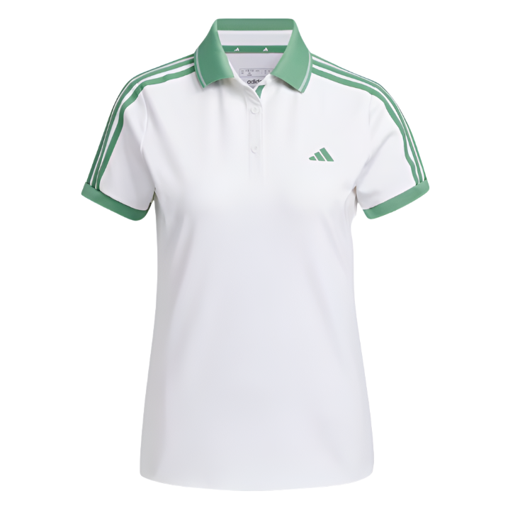 ADIDAS 24 3-STRIPES HEAT.RDY SHORT SLEEVE WOMEN'S POLO SHIRT