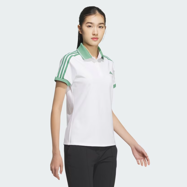 ADIDAS 24 3-STRIPES HEAT.RDY SHORT SLEEVE WOMEN'S POLO SHIRT